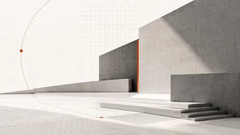 Abstract architectural visual representing 50 SEO agencies evaluated in India's AI Search research