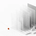 Abstract architectural visualization representing the structured research dataset behind India’s AI Visibility Leaders 2026