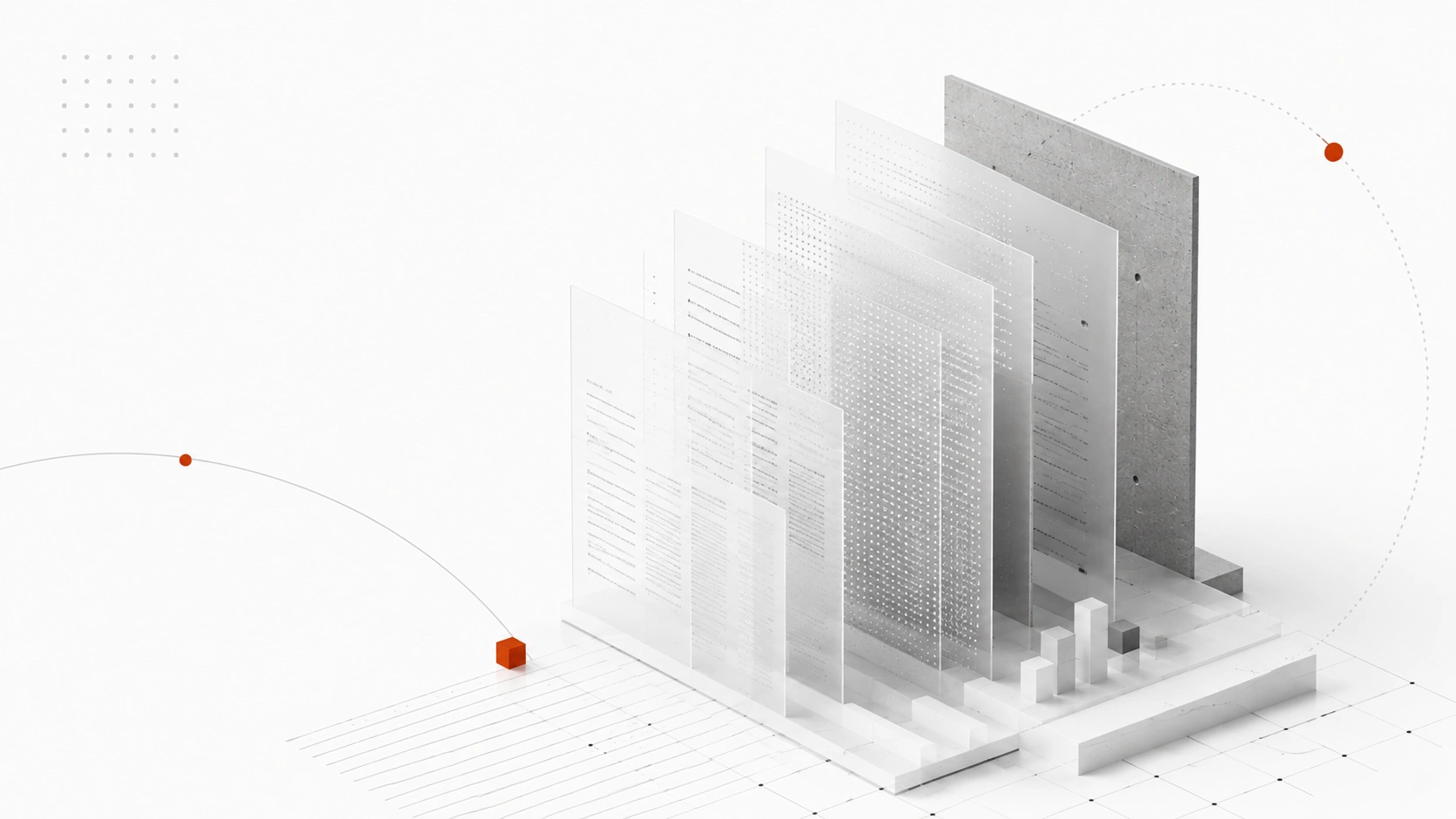 Abstract architectural visualization representing the structured research dataset behind India’s AI Visibility Leaders 2026